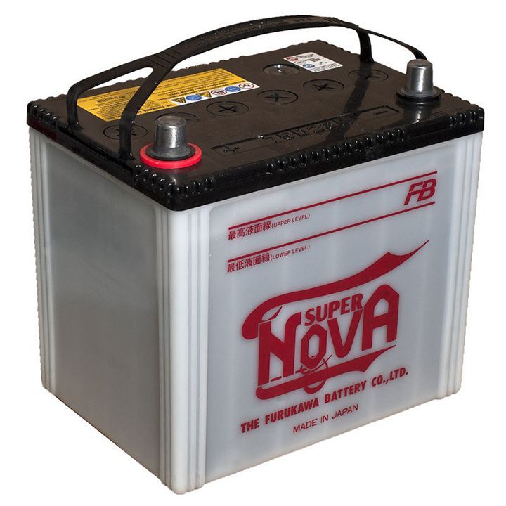 Furukawa Battery Super Nova 60А/ч-12V ст EN550 европейские прямая 232x173x225