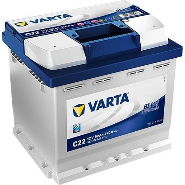 Varta Blue Dynamic 552400047 52А/ч-12V ст EN470 европейские обратная 207x175x190